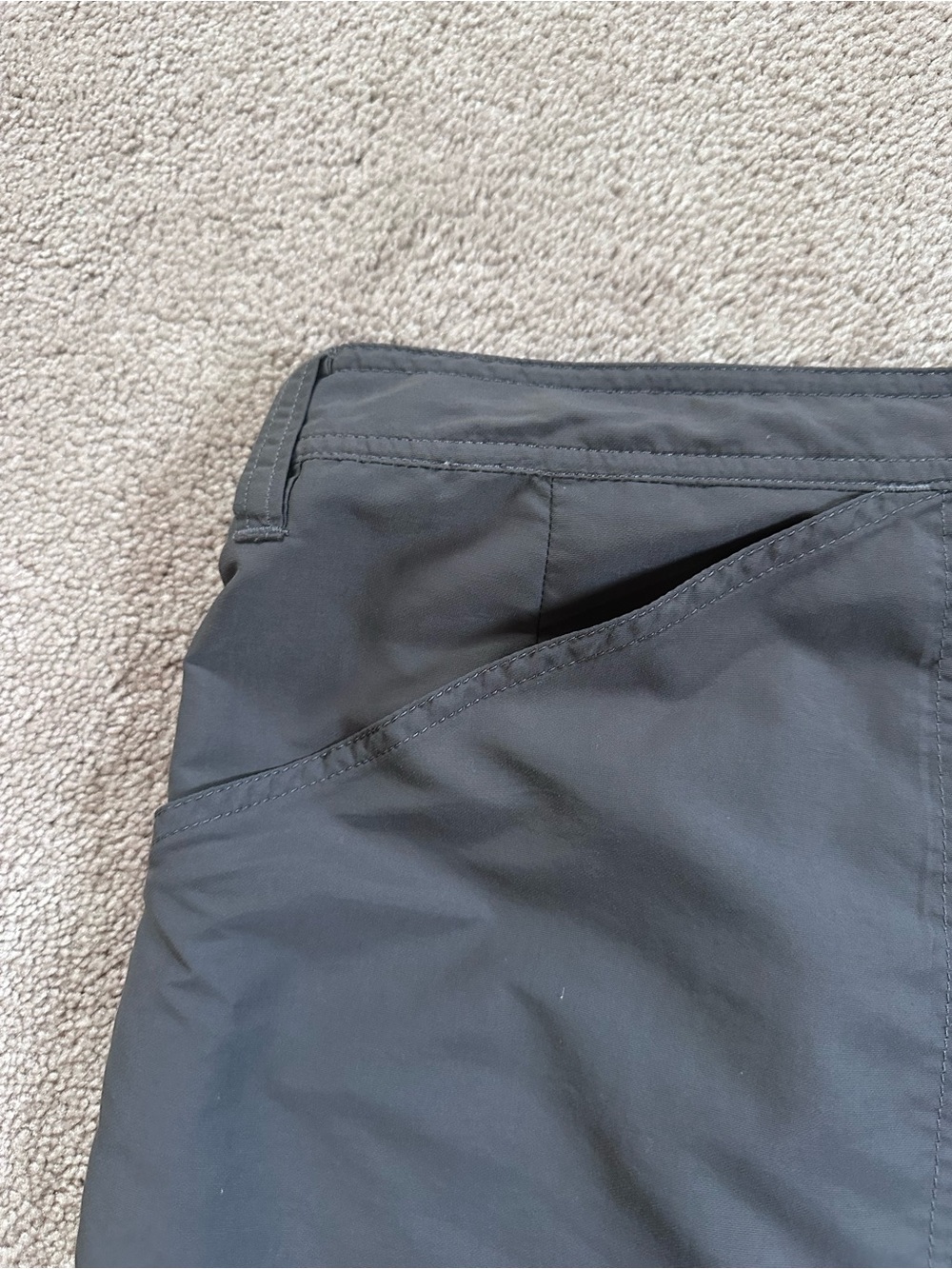 Patagonia Wavefarer Stand Up Hiking Outdoor Shorts Gray Size 34 - Picture 7 of 12